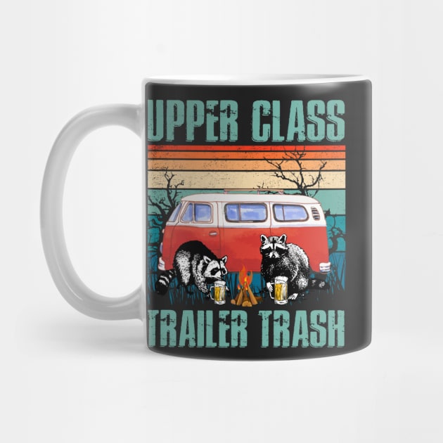 Upper Class Trailer Trash Funny Raccoon by ANGELA2-BRYANT